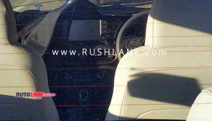 2nd-gen Hyundai Xcent interior spied 