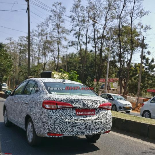 Scoop! Toyota Yaris Ativ caught testing in India 