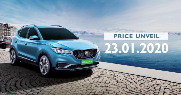 MG ZS EV price reveal on January 23 