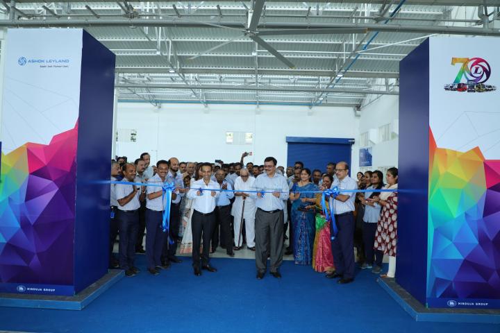 Ashok Leyland opens EV facility at its Ennore plant 