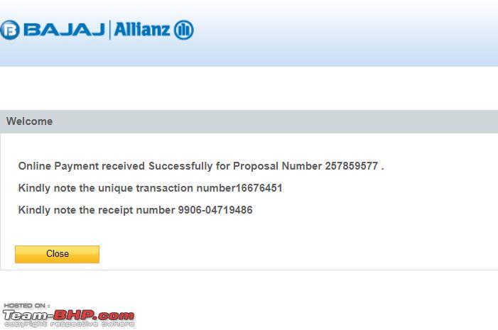 Bajaj Allianz Insurance holding its customer's money 