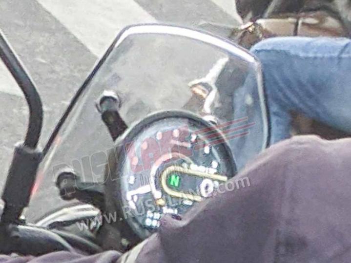 A close look at the Royal Enfield Himalayan 450's speedometer 