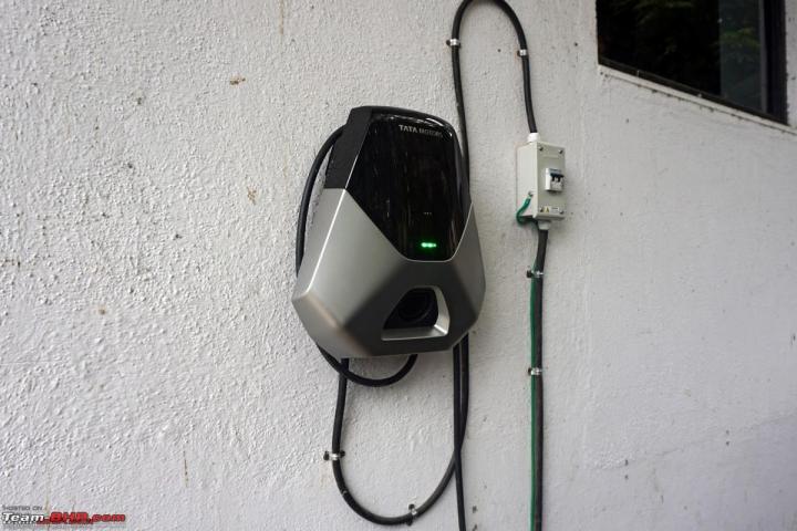 Installed a 7kW EV charger connection in my residence My experience Team BHP