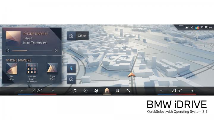 BMW iDrive 8.5 coming soon; offers a smartphone-like interface 