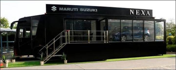 Maruti unveils mobile Nexa showroom 