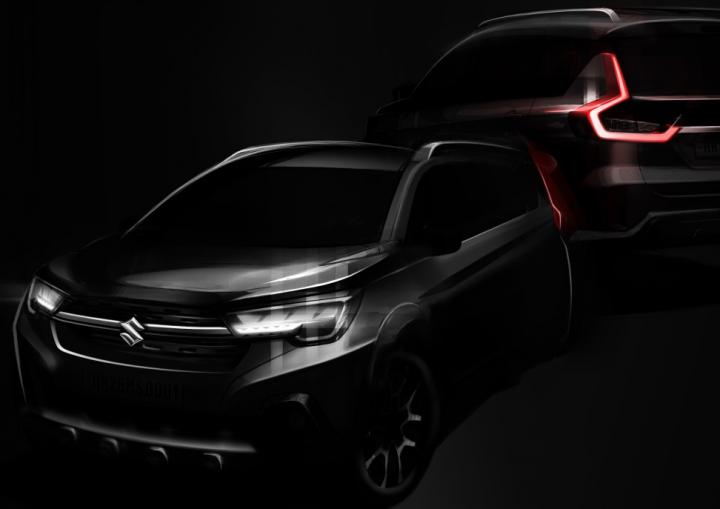 Maruti XL6 MPV first design sketches revealed 