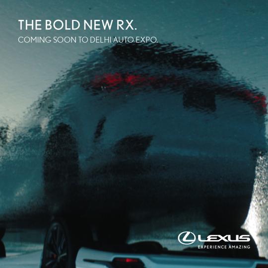 5th-gen Lexus RX to be showcased at Auto Expo 2023 