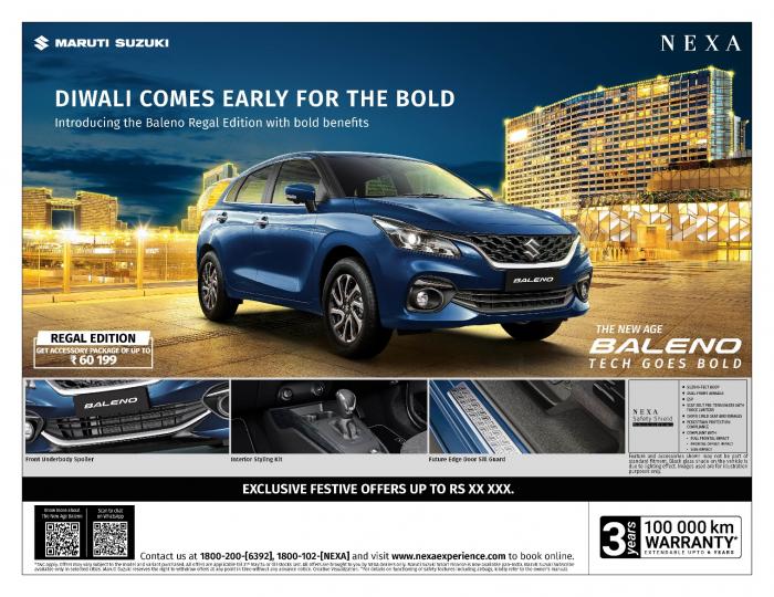 Maruti Suzuki Baleno Regal Edition launched in India 