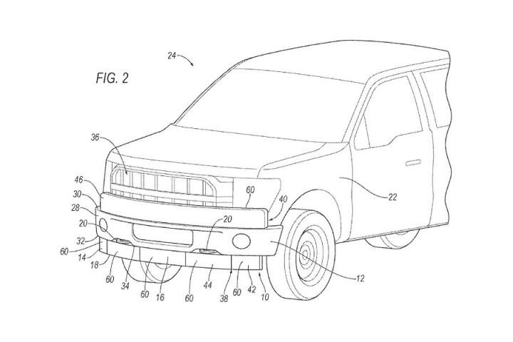 Ford patents inflatable bumpers for its large SUVs & pickups 