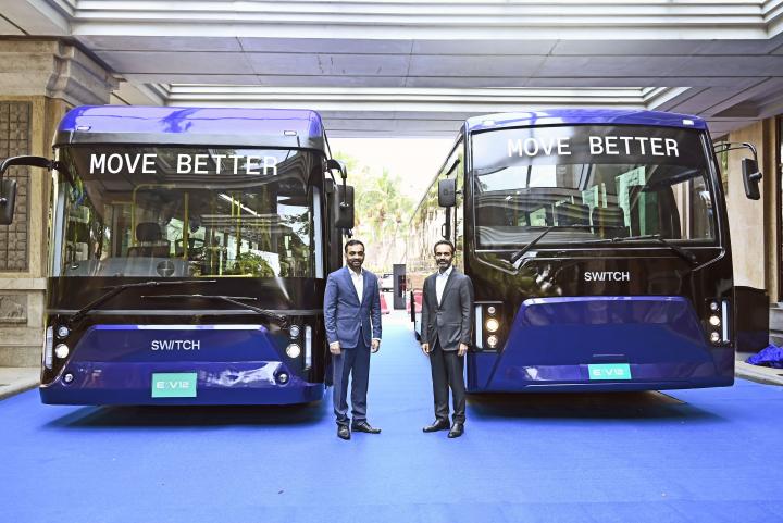 Switch Mobility launches EiV 12 electric bus in India 