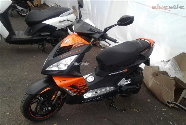 Spied: Peugeot scooters at Mahindra's facility 