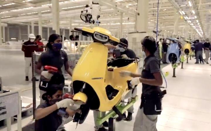 Ola electric scooter production commences 
