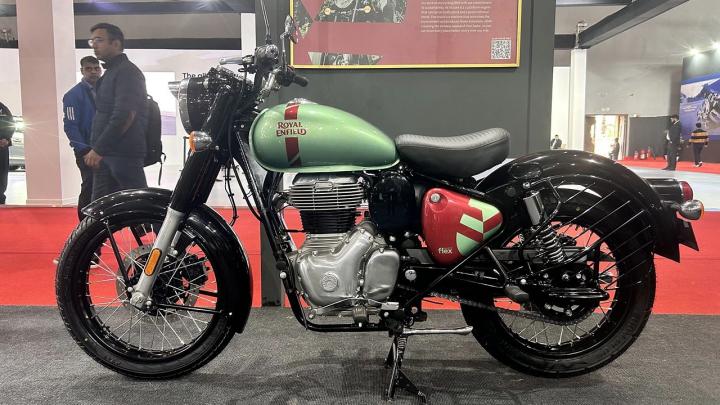 Royal Enfield Classic 350 Flex fuel motorcycle unveiled 