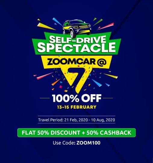 Zoomcar 7th anniversary offer: Free self-drive rentals 