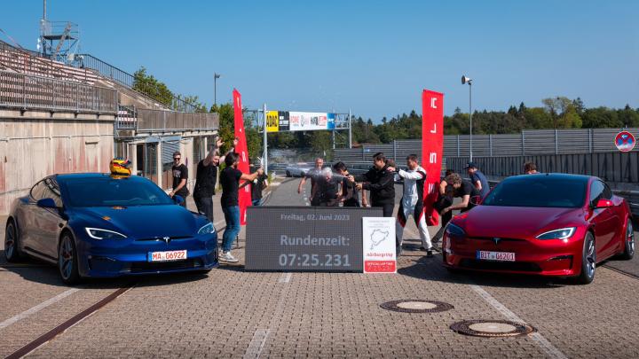 Tesla reclaims Nurburgring production EV lap record 
