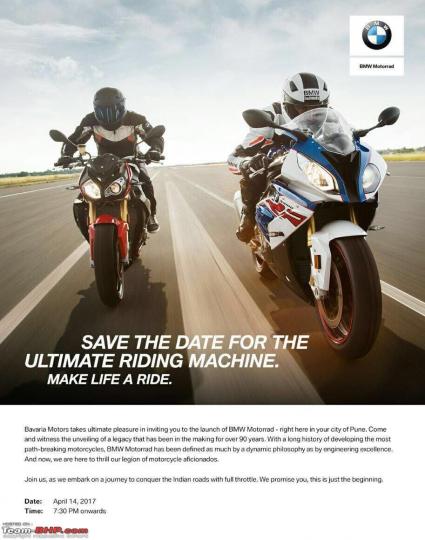 BMW Motorrad to launch its bike line-up in India on April 14 