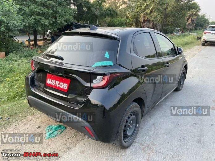 Toyota Yaris hatchback interior spied 