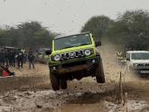 Quickdraw's Jimny flies in the air