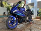 Dad rides my Yamaha YZF R3