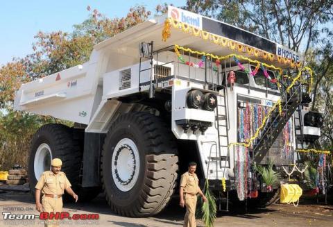 BEML launches BH205E - India's largest dump truck | Team-BHP